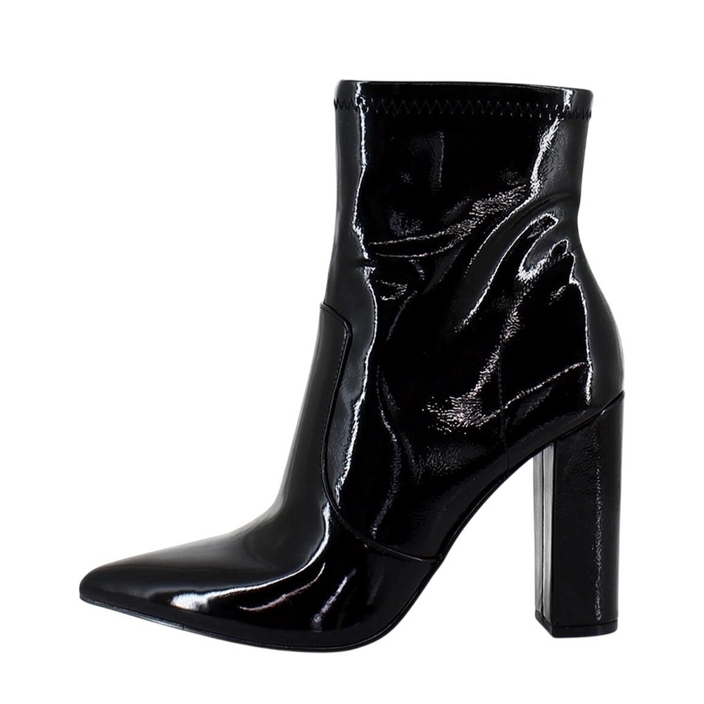 Jessica Simpson Narelle Women's Boots Black Patent Size 8.5 M‎
